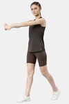 Enamor Snug Fitted Tank - Olive Mel Active Reflective — thumbnail 5